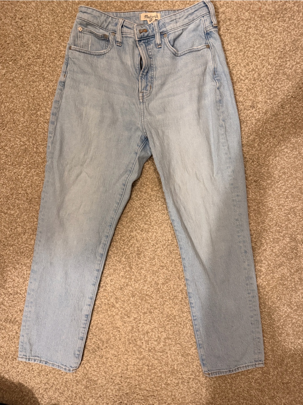 Madewell The Curvy Perfect Vintage Jean Size 27 Light Wash